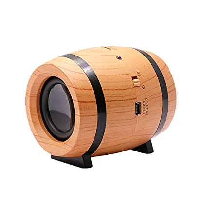 Wireless Speaker Mini Bluetooth Portable Speaker With Beer Barrel Design for phone/computer/travel/outdoor