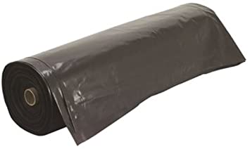 Frost King P2025B Polyethylene Sheeting, 20' x 25' x 4 mil., Black