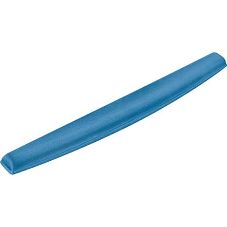 Fellowes Memory Foam Keyboard Wrist Support - Solid Blue