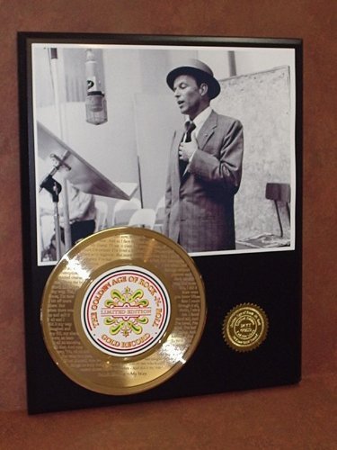 Frank Sinatra "My Way" 24Kt Gold 45 Record LTD Edition Display Laser Etched W/ Lyrics