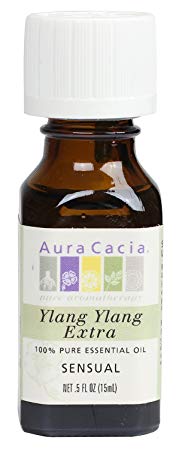 Aura Cacia Essential Oil, Sensual Ylang Ylang Extra, 0.5 fluid ounce