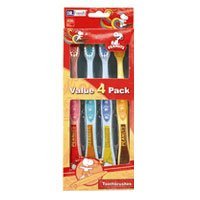 Firefly Peanuts Soft Toothbrush 4 Each