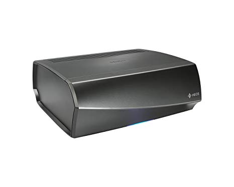 Denon HEOS AMP Wireless Amplifier (Black and Gunmetal) (New Version), Works with Alexa