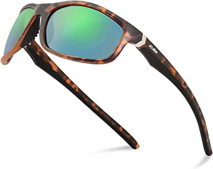 JOJEN Polarized Sports Sunglasses for Men Women Fishing Running Golf Cycling Driving UV400 Protection Sun Glasses V001