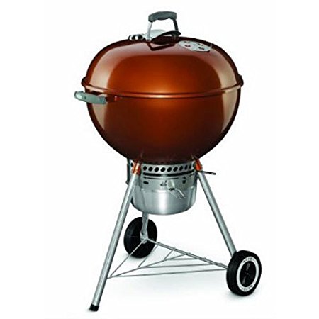 Weber 14402001 Original Kettle Premium Charcoal Grill, 22-Inch, Copper