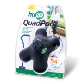 Hugo Mobility Quadpod Ultra Stable Cane Tip with Compact Quad Design 34 Inches Black