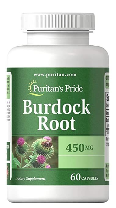 Puritan's Pride Burdock Root 450 Mg, 60 Capsules