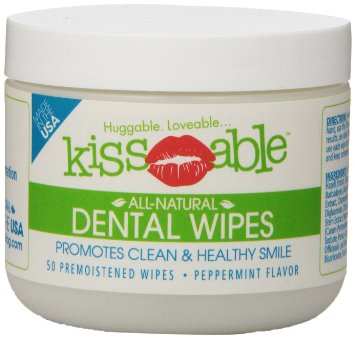 Kissable Dental Wipes for Pets 50 Pads