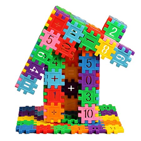 DoSmart Children's Plastic Play Puzzle Educational Building Blocks Bricks Toys