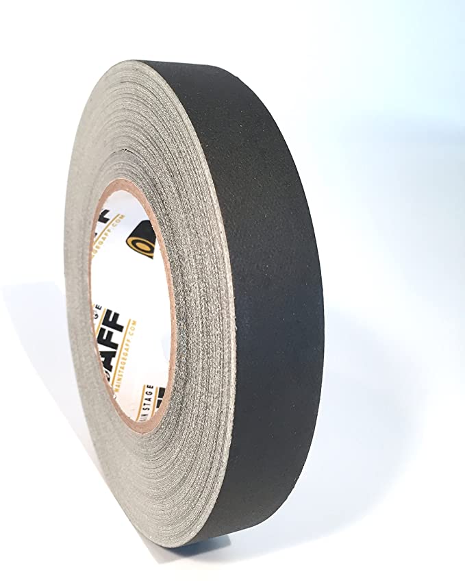 Gaffers Tape - 1 inch by 60 Yard roll - Black - Main Stage Gaff Tape