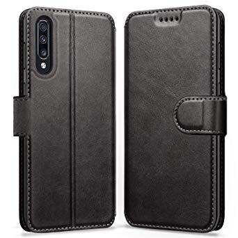 ykooe Case for Samsung Galaxy A70, Leather Wallet Flip Case Samsung A70 Phone Case with Card Slots Protective Cover for Samsung Galaxy A70