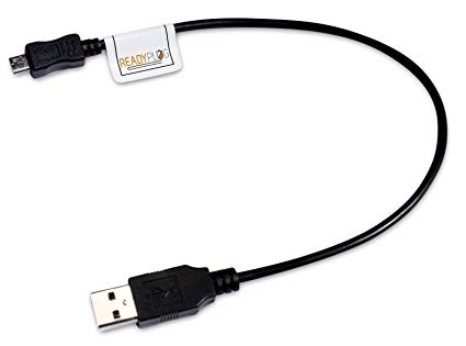 1ft ReadyPlug USB Cable for Garmin Edge 1000 GPS Cycling Computer - Computer USB Charger (1 feet)