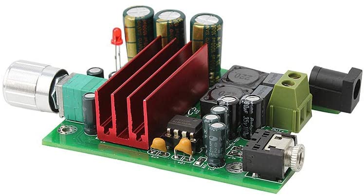 Nobsound 100W TPA3116D2 Amplifier Full Frequency Mono Channel Digital Power Amp Board NE5532 OPAMP 8-25V (Mono, Board)