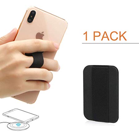 TUZAMA Original Finger Strap Phone Holder- Ultra Thin Anti-Slip Extend Thumb Reach Universal Cell Phone Grips Band Holder for Back of Phone