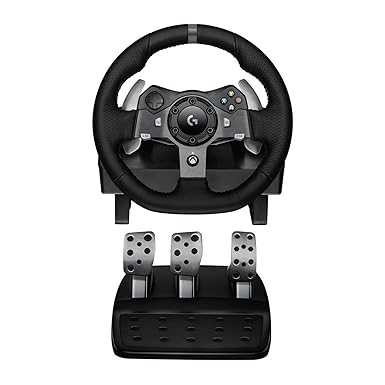 Logitech G920 Driving Force Racing Wheel for Xbox One and PC - Cable - USB - Xbox One, PC (Renewed)