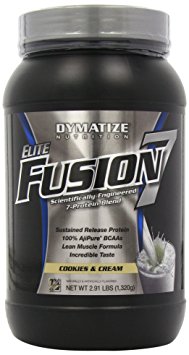 Dymatize Nutrition Elite Fusion, Cookies and Cream, 2.91-Pound