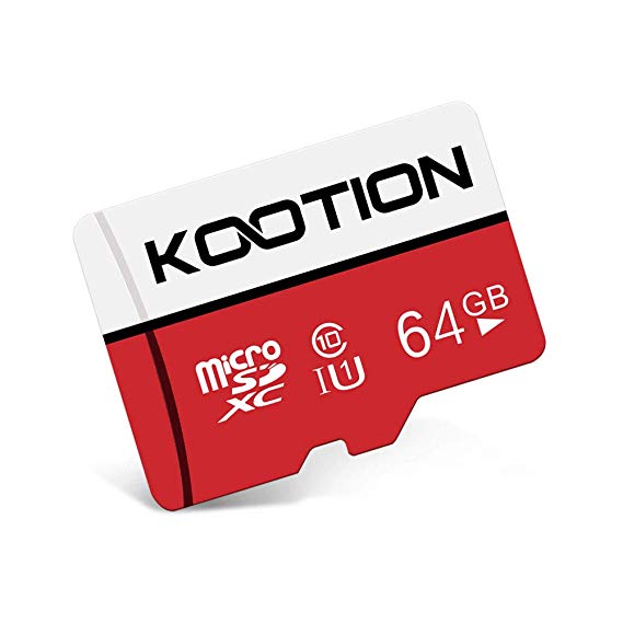 KOOTION 64GB Micro SD Card UHS-I Speed up to 80m/s,Memory Card Micro SDXC,Class 10,U1