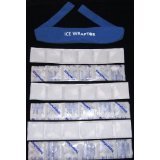Ice Wraptor ThermaFreeze Ice Bandana with 6 ThermaFreeze Ice Sheet Inserts (15 inch, 6 X 1 cell) - For Hours of Ice Cold Relief - Wear around Neck, Head, or Small Joints