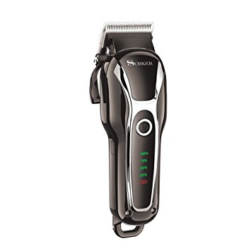 SURKER Pro Hair Clippers For men Grooming Haircut Kit Head Shaver Beard Trimmer Rechargeable Barber Professional Clippers Corded&Cordless Haircut Kit Black Heavy Best Father's Gift