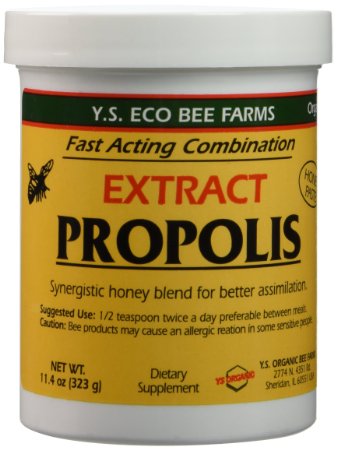 YS bee Farms - Propolis Extract in Honey - 11.4 oz