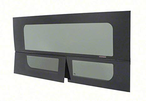 CRL 2014  OEM Design 'All-Glass' Look Ram ProMaster Passenger Side Sliding Door T-Vent Window 1368221; & 1598221; Wheelbase Only