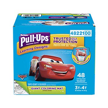 Pull-Ups Learning Designs Potty Training Pants for Boys, 3T-4T (32-40 lb.), 48 Ct. (Packaging May Vary)