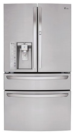 LG LMXS30776S French Door Refrigerator, 30.0 Cubic Feet, Stainless Steel