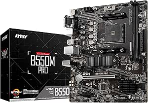 MSI B550M PRO (AM4) - Carte Mère - Micro ATX 7D14-005R