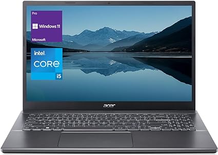 acer Aspire 5 Business Slim Laptop, 15.6" FHD Display, Intel Core i5-12450H Processor, 16GB RAM, 512GB SSD, Webcam, HDMI, RJ-45, Wi-Fi 6, Windows 11 Pro