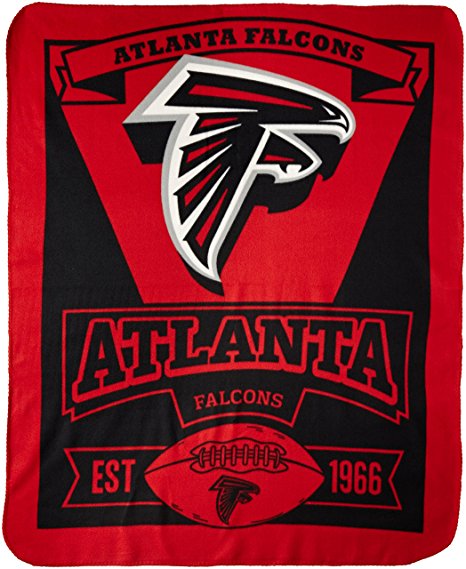 NFL Marque Printed Fleece Throw, 50" x 60"