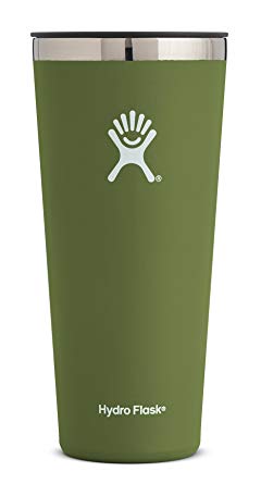 Hydro Flask 32 oz Double Wall Vacuum Insulated Stainless Steel Travel Tumbler Cup with BPA Free Press-In Lid, Olive