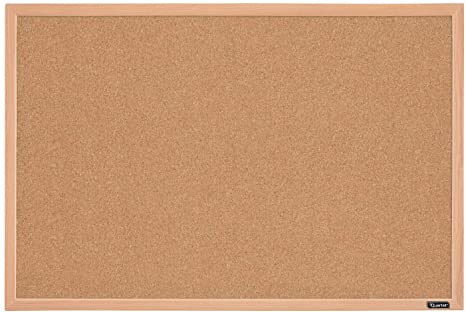 Cork Board Bulletin Board, Framed Corkboard - Oak Frame (23 x 35 in.)