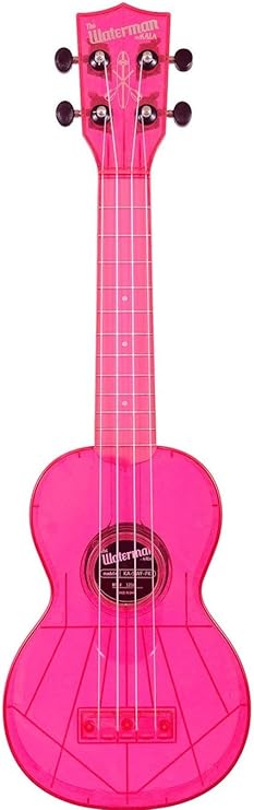 Kala Brand Music Co., 4-String Ukulele, Fluorescent Pink, Soprano (KA-SWF-PK)