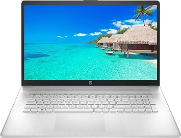 HP 17.3" Flagship HD  IPS Display Business Laptop Computer, Intel Quad Core i3 Processor, 32GB RAM, 1TB PCIe SSD, Bluetooth 5.1, HDMI, Webcam, Numpad, USB-A&C, Win 11, Silver, w/GM Accessories