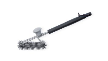 Grill Daddy BBQ Grill Brush Triton Deep Cleaning With A Triple Head for Better Cleaning