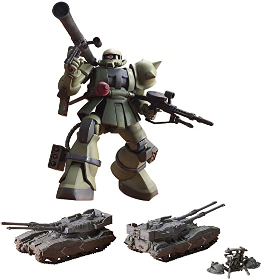 Bandai Hobby MS-06 Zaku The Ground War Set 1/144 - UC Hard Graph