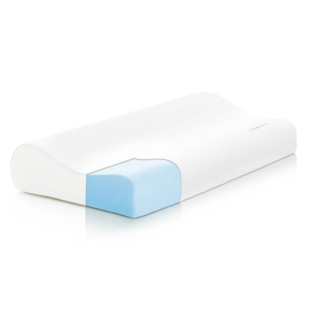 LINENSPA Gel Memory Foam Contour Pillow - Standard, Low Loft