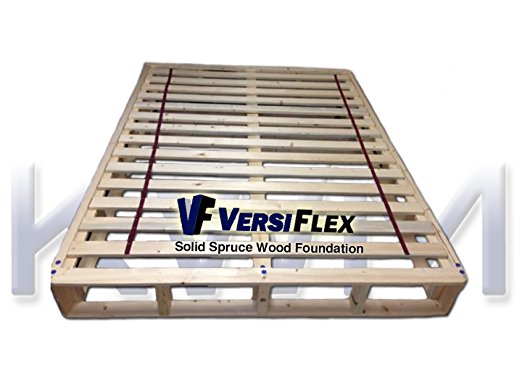 VersiFlex® Mattress Boxspring Foundation - Full 8". Ideal for memory foam, latex, and air mattresses.