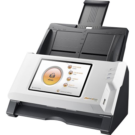 Plustek Escan A150 Standalone Network Document Scanner - Built-in 7 Lcd Touch Screen Is Intuitive And Offers A Quick Way To Review And Crop Targeted Images Up To 600dpi plug & Play