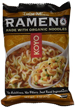 Koyo Tofu and Miso Ramen, 2-Ounce Packages (Pack of 12)