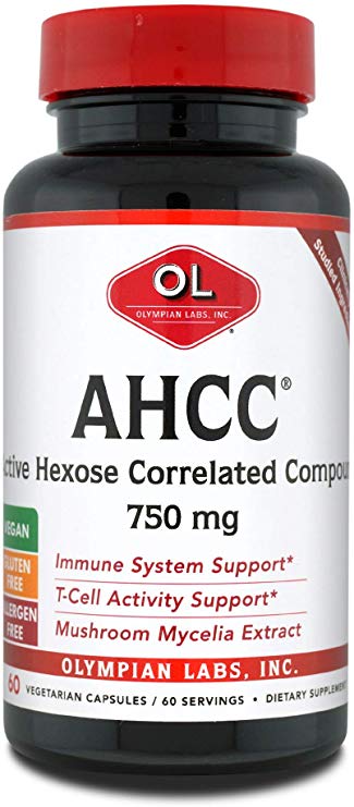 Olympian Labs Ahcc Compound/Substance for Liver, 60 Count