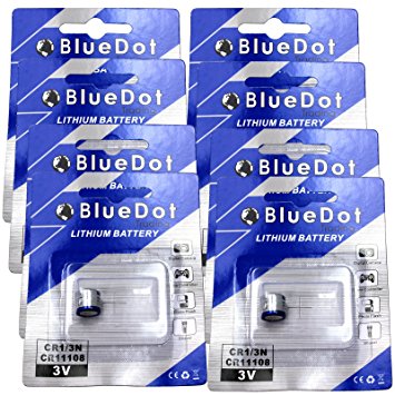 BlueDot Trading CR1/3N Lithium Cell 8 Batteries