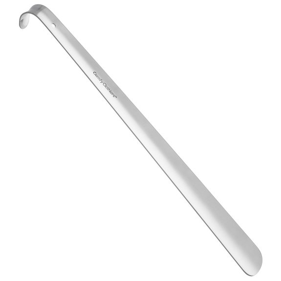 Long Metal Shoe Horn - 18 Heavy Duty Stainless Steel Shoehorn by Comfy Clothiers