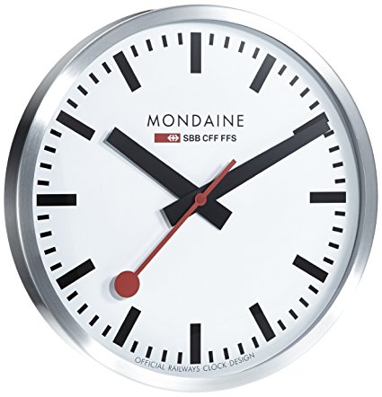 Mondaine A995.CLOCK.16SBB Wall Clock Large White Dial