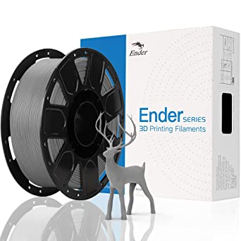 Official Creality 3D Printer Filament, Ender PLA Filament 1.75mm No-Tangling, Strong Bonding and Overhang Performance Dimensional Accuracy  /-0.02mm, 2.2lbs/Spool