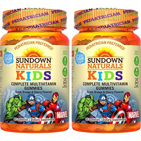 Marvel Avengers Multivitamin Gummies Assorted Flavors - 60 ct, Pack of 2