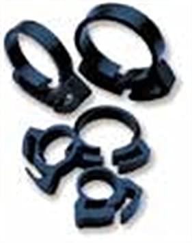 Two Little Fishies ATL5415W 6-Piece Plastic Hose Clamp Set, 1/2-Inch