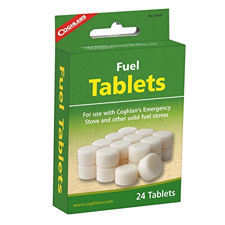 Coghlan's Fuel Tablets 24 Pack Emergency Cooking Stove Hiking Camping Survival