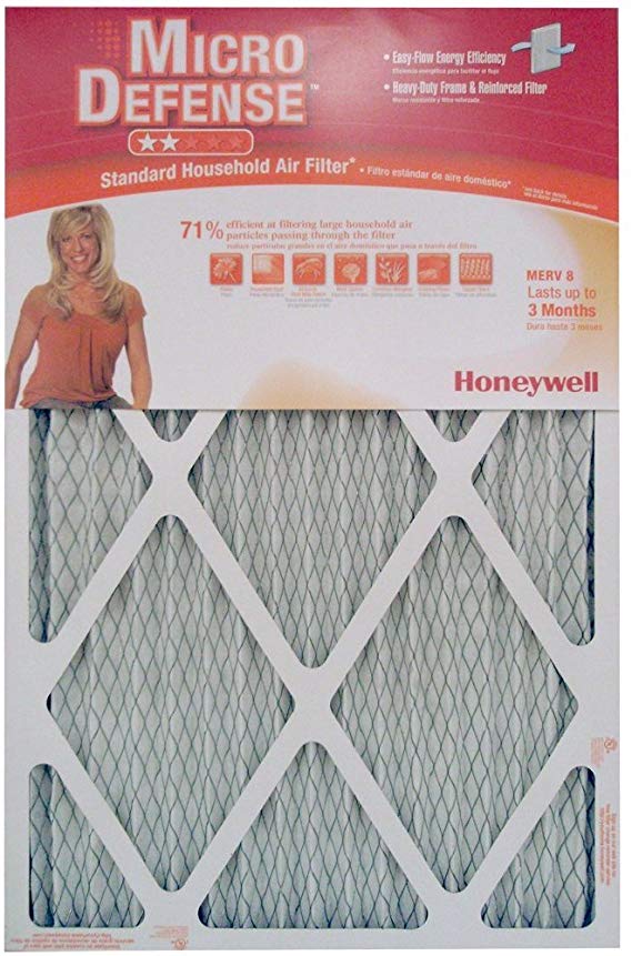 Honeywell CF108A1625/A Standard Air Cleaning Filter, 16 x 25 x 1-Inch