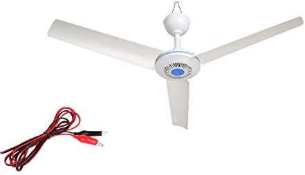 28" inch 12V DC Ceiling Fan 12V Battery Power ceiling fan Portable ceiling fan